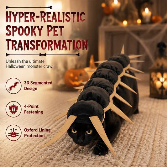 Hyper-Realistic Spooky Pet Transformation Centipede Halloween Costume