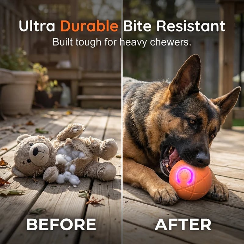 Auto‑Bouncing Smart Pet Ball with Remote Control