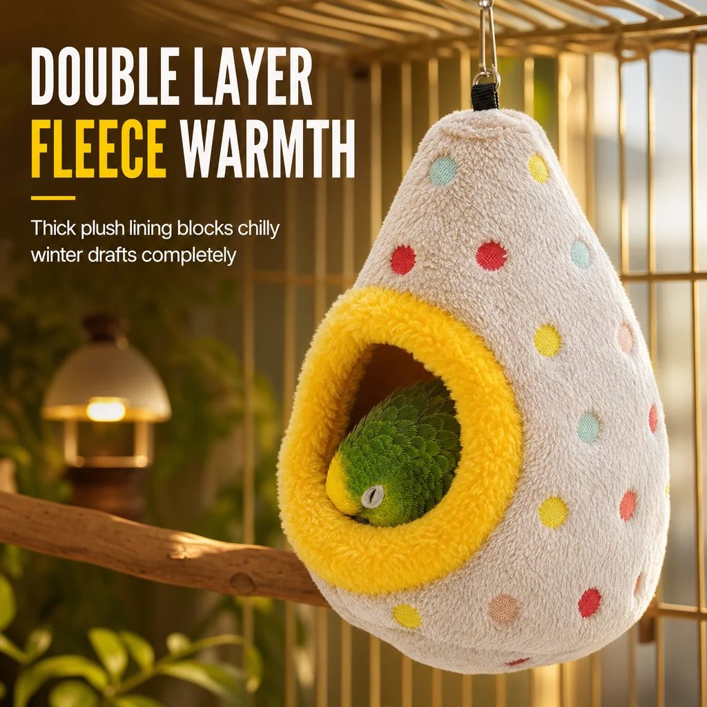 Hanging Bird Nest Hammock – Warm cotton & egg‑shaped comfort